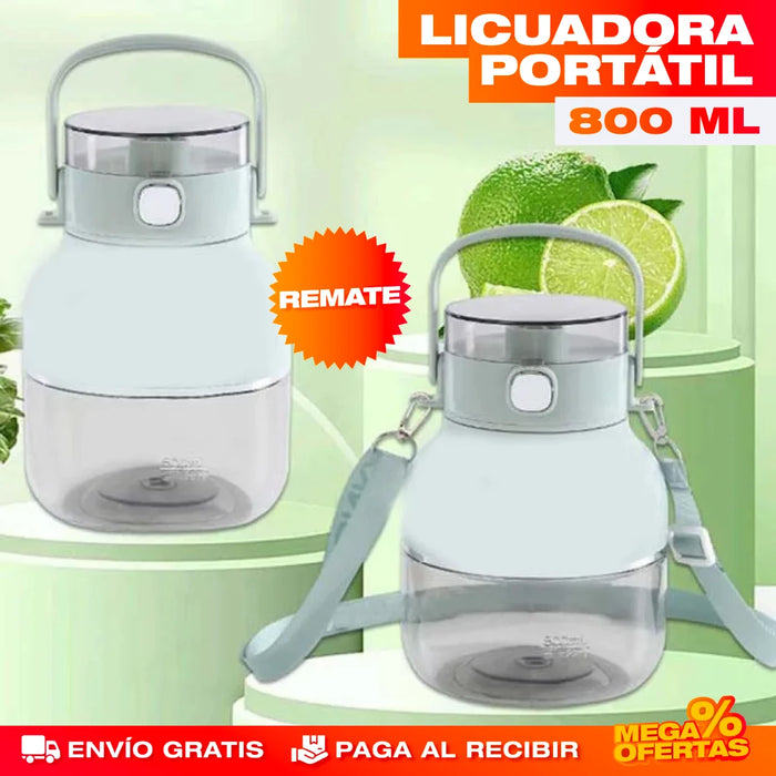 LICUADORA PORTÁTIL PARA JUGOS, BATIDOS Y SUPLEMENTOS.