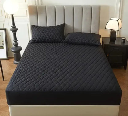 MATCOVER™: PROTECTOR PARA COLCHÓN ANTIFLUIDOS Y ACOLCHONADO + 2 FUNDAS PARA ALMOHADA GRATIS