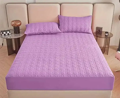 MATCOVER™: PROTECTOR PARA COLCHÓN ANTIFLUIDOS Y ACOLCHONADO + 2 FUNDAS PARA ALMOHADA GRATIS