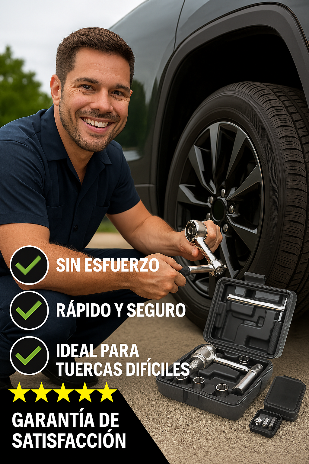 Multiplicador de Torque - Kit de desmontaje de tuercas