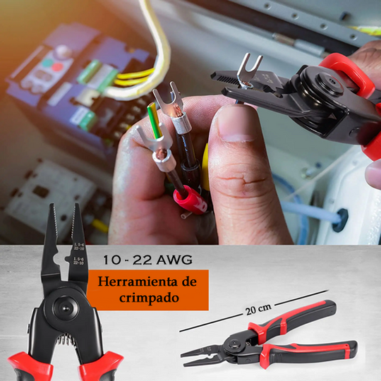 TODO A MANO - ALICATE MULTIFUNCIÓN 5 EN 1