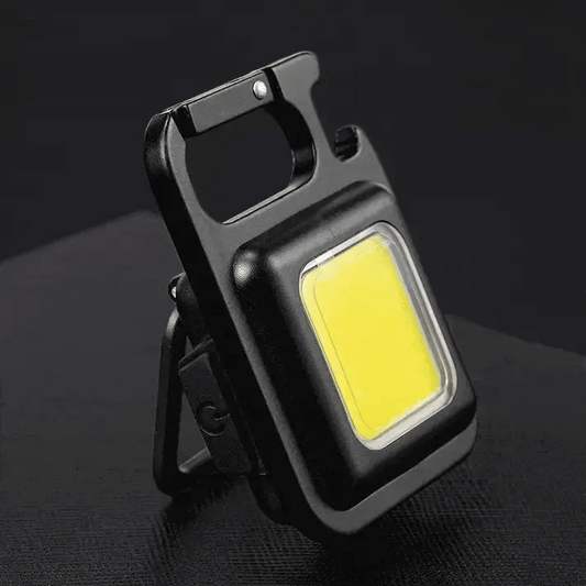 2x1 Mini llavero linterna LED recargable USB