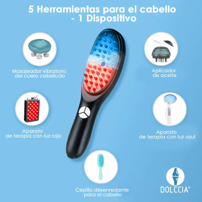 CEPILLO LUZ ROJA TERAPIA CAPILAR®