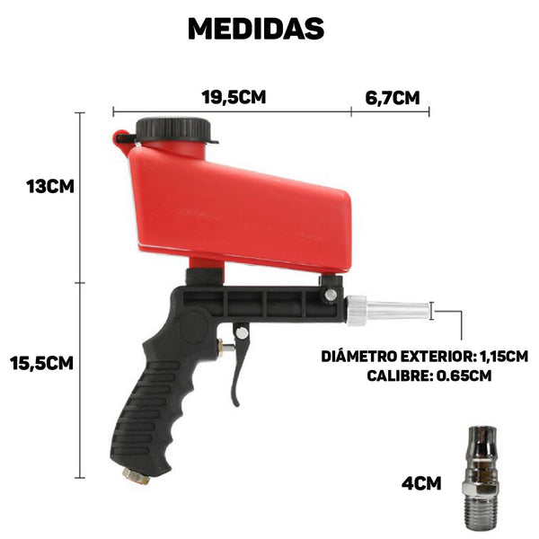 Pistola Quita Óxido Pro™ – Restauración Rápida y Sin Esfuerzo 🛠️